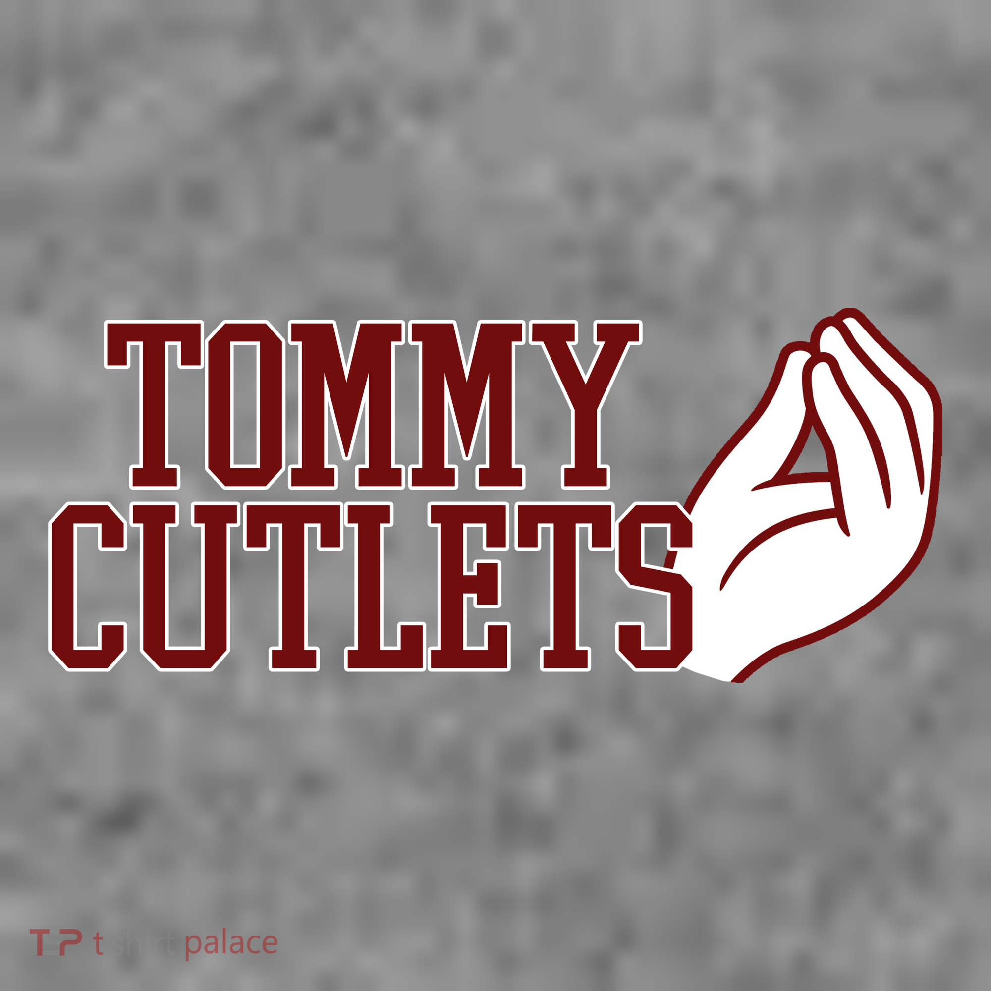 Tommy Cutlets Football Quarterback Italian Hand Toddler T-Shirt