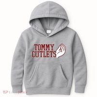 Tommy Cutlets Football Quarterback Italian Hand Kids Hoodie thumb 0
