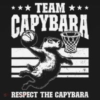 Team Capybara Funny Retro Rodent Capybara Playing Tote Bag thumb 4