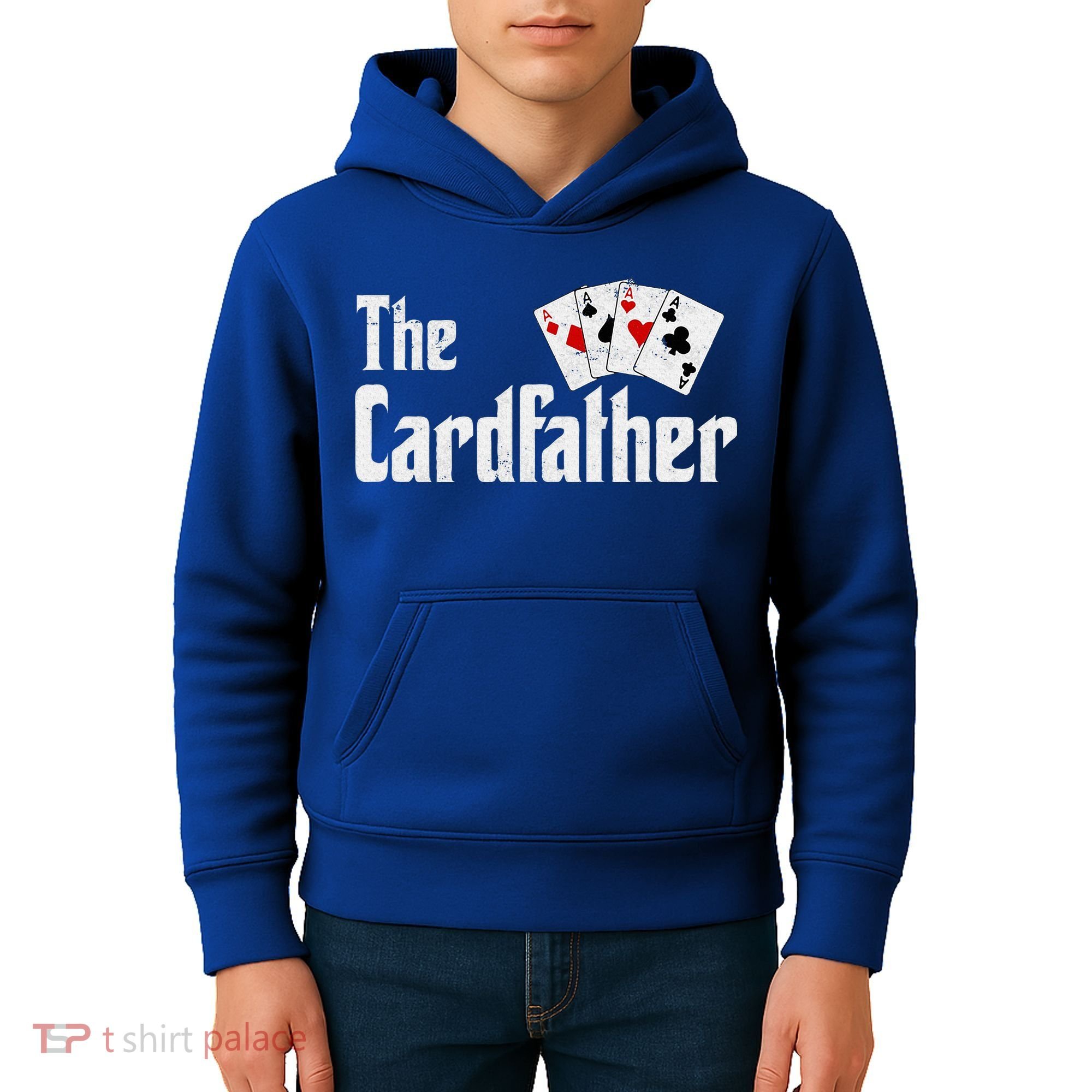The Card Father Poker Game Cards Kids Hoodie