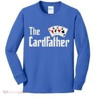 The Card Father Poker Game Cards Kids Long Sleeve Shirt thumb 0