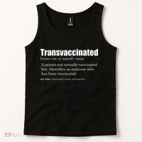 Transvaccinated Classic Funny Definition Meaning Tank Top thumb 2