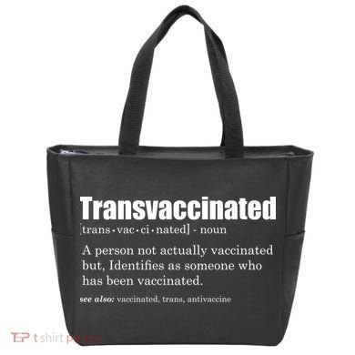 Transvaccinated Classic Funny Definition Meaning Tote Bag