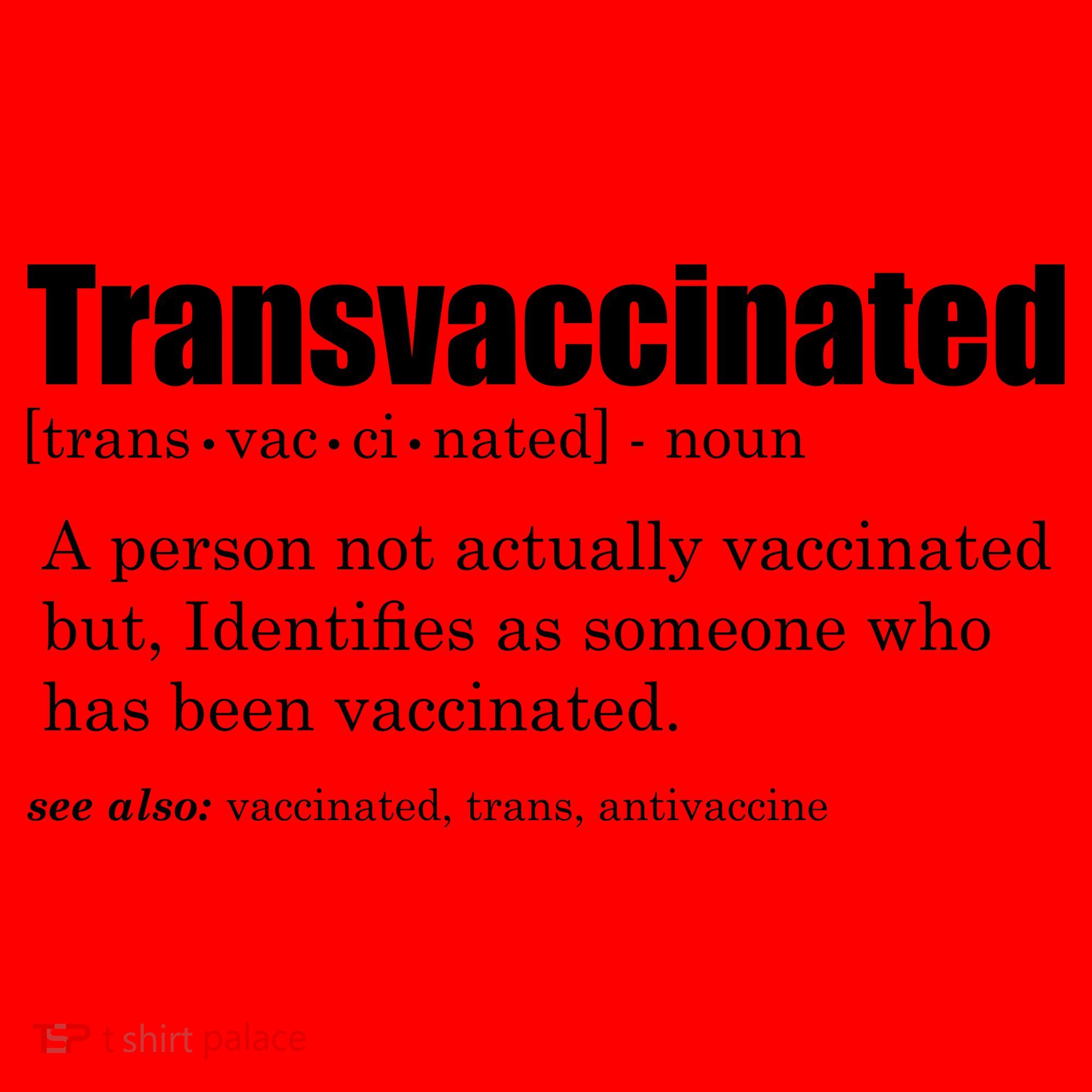 Transvaccinated Classic Funny Definition Meaning Santa Hat