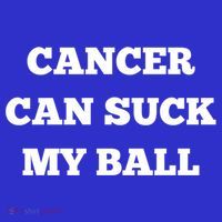 Testicular Cancer Funny Survivor Cancer Can Suck My Ball Meaningful Gift T-Shirt thumb 7