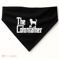 The Cotonfather Funny Coton De Tulear Dog Dad USA-Made Doggie Bandana thumb 0