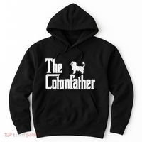 The Cotonfather Funny Coton De Tulear Dog Dad Hoodie thumb 0
