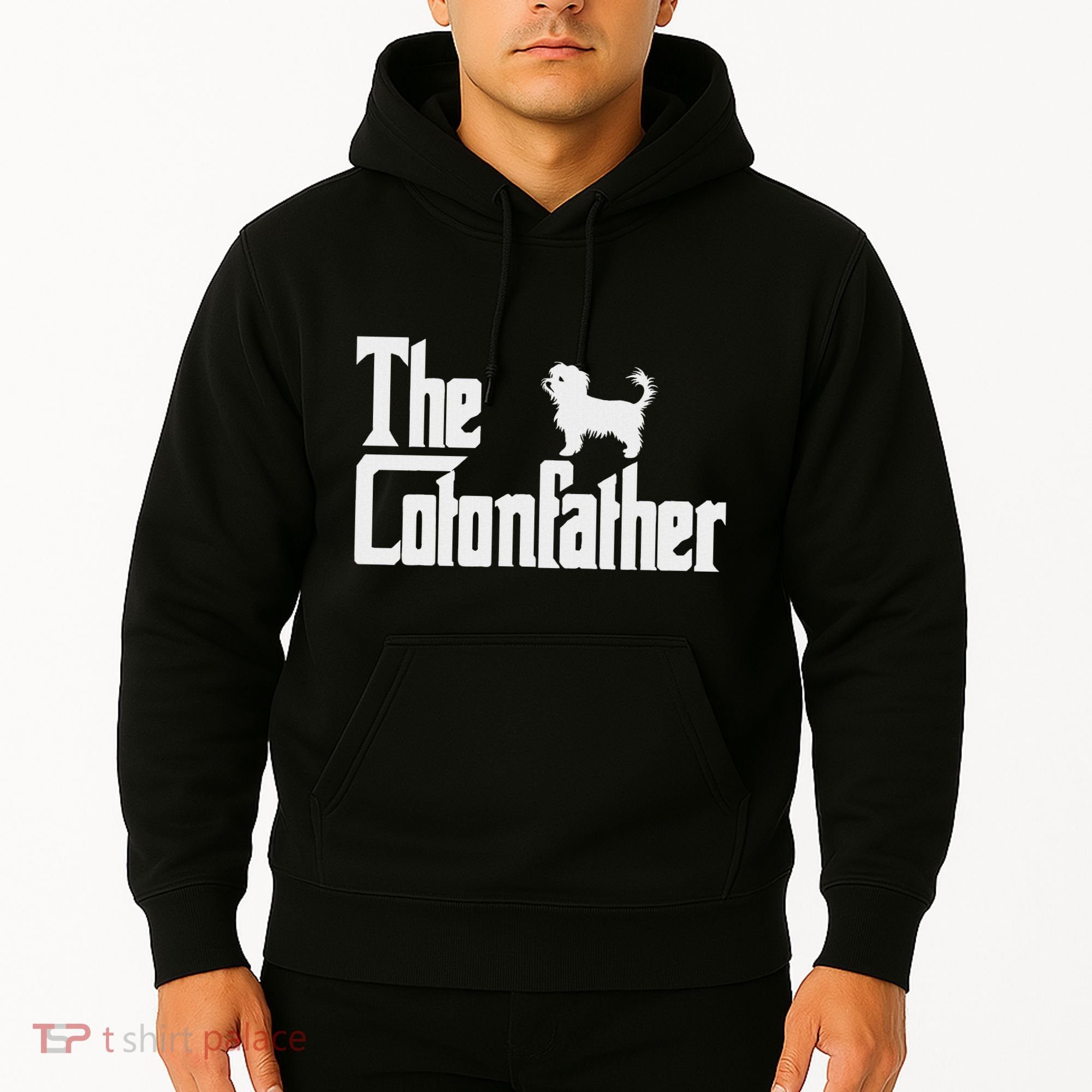The Cotonfather Funny Coton De Tulear Dog Dad Hoodie