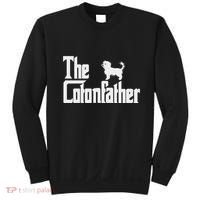 The Cotonfather Funny Coton De Tulear Dog Dad Sweatshirt thumb 0
