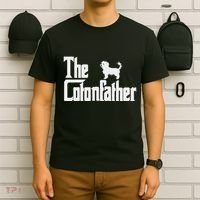 The Cotonfather Funny Coton De Tulear Dog Dad T-Shirt thumb 6