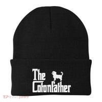 The Cotonfather Funny Coton De Tulear Dog Dad Beanie thumb 0