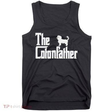 The Cotonfather Funny Coton De Tulear Dog Dad Tank Top