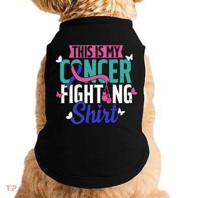 Thyroid Cancer Fighting Thyroid Ribbon Awareness Fighter Doggie Tank