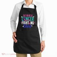 Thyroid Cancer Fighting Thyroid Ribbon Awareness Fighter Apron thumb 2