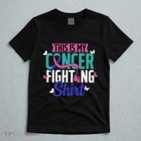 Thyroid Cancer Fighting Thyroid Ribbon Awareness Fighter T-Shirt thumb 5