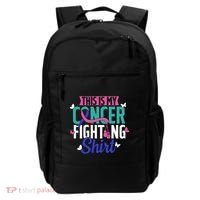 Thyroid Cancer Fighting Thyroid Ribbon Awareness Fighter Backpack thumb 0