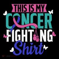 Thyroid Cancer Fighting Thyroid Ribbon Awareness Fighter Bucket Hat thumb 4