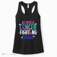 Thyroid Cancer Fighting Thyroid Ribbon Awareness Fighter Women's Tank Top thumb 0