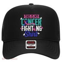 Thyroid Cancer Fighting Thyroid Ribbon Awareness Fighter Hat thumb 0