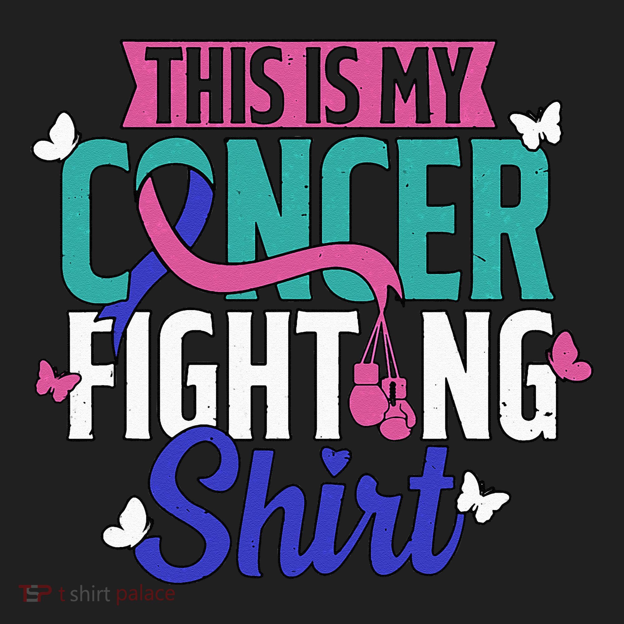 Thyroid Cancer Fighting Thyroid Ribbon Awareness Fighter Golf Towel