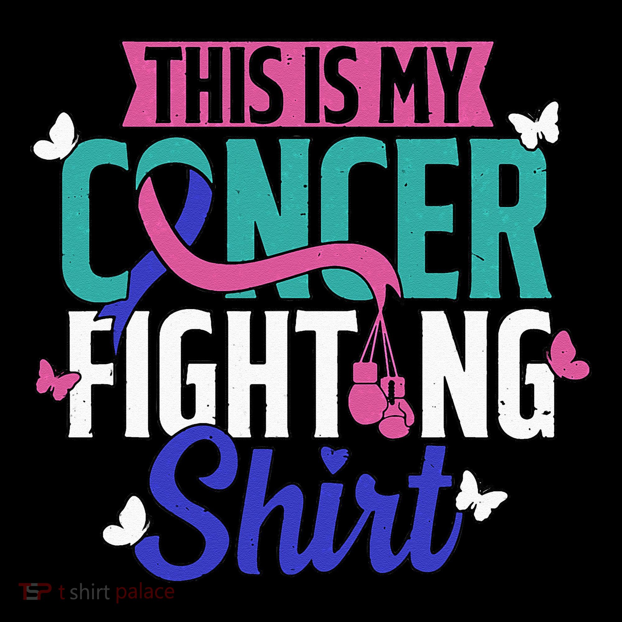 Thyroid Cancer Fighting Thyroid Ribbon Awareness Fighter Kids Long Sleeve Shirt