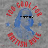 Too Cool For British Rule Funny Ben Benjamin Franklin 4th Of July Toddler Hoodie thumb 2