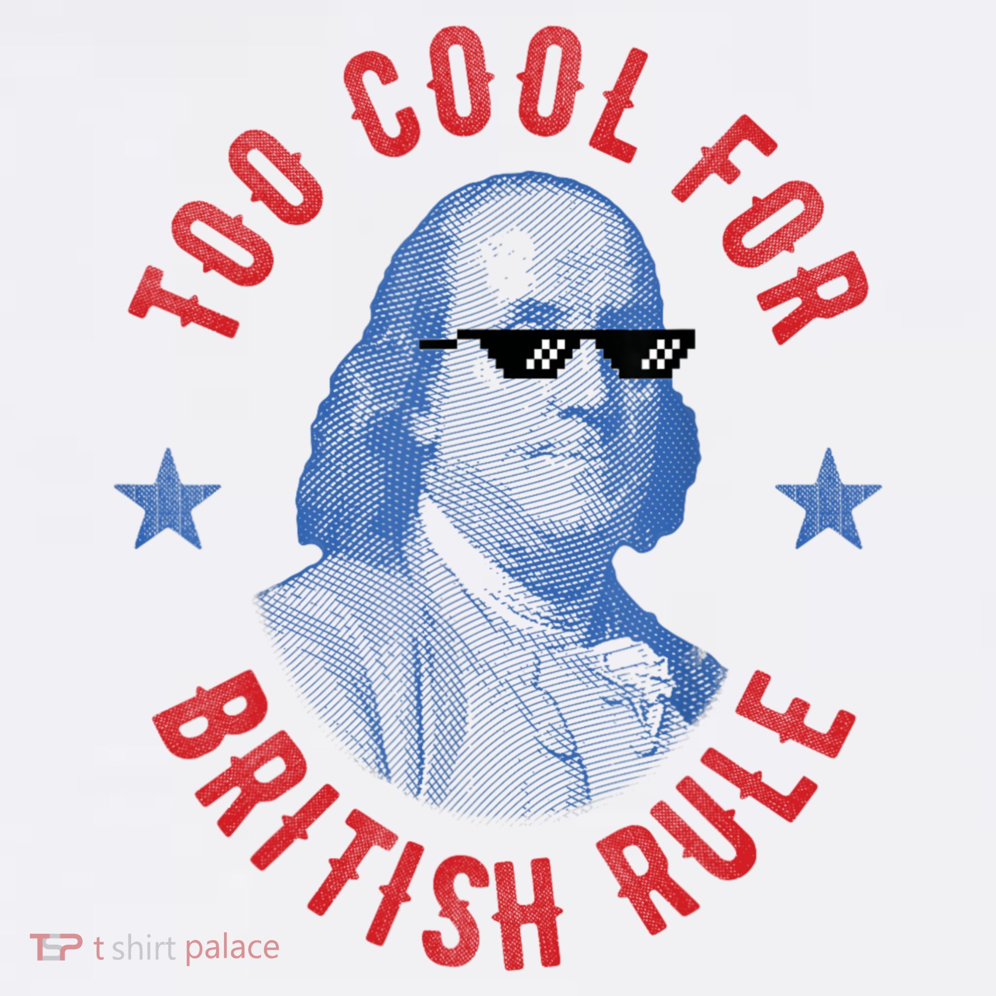 Too Cool For British Rule Funny Ben Benjamin Franklin 4th Of July Women's Tank Top