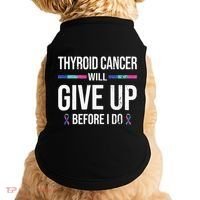 Thyroid Cancer Give Up Before I Do Thyroid Cancer Awareness Doggie Tank thumb 0