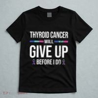 Thyroid Cancer Give Up Before I Do Thyroid Cancer Awareness T-Shirt thumb 5