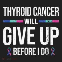 Thyroid Cancer Give Up Before I Do Thyroid Cancer Awareness Beanie thumb 2