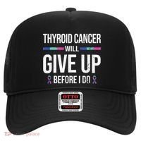 Thyroid Cancer Give Up Before I Do Thyroid Cancer Awareness Hat thumb 0