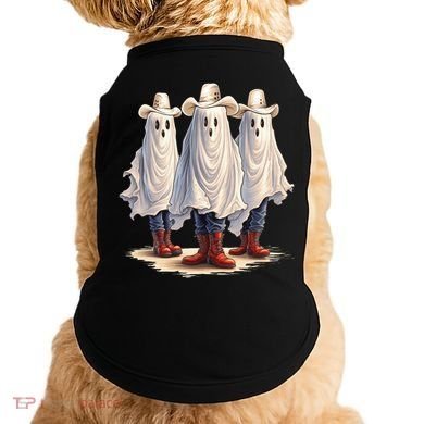 Three Cowboy Ghosts Doggie Tank