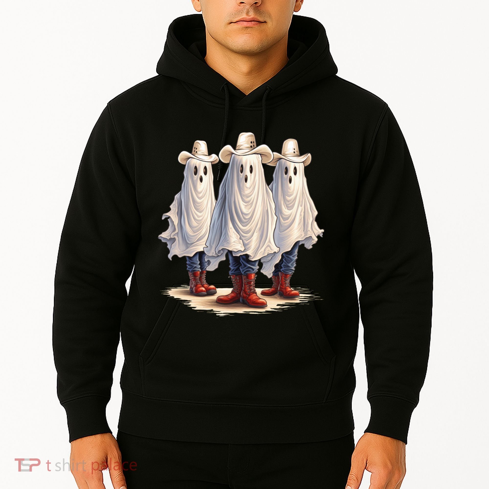 Three Cowboy Ghosts Hoodie