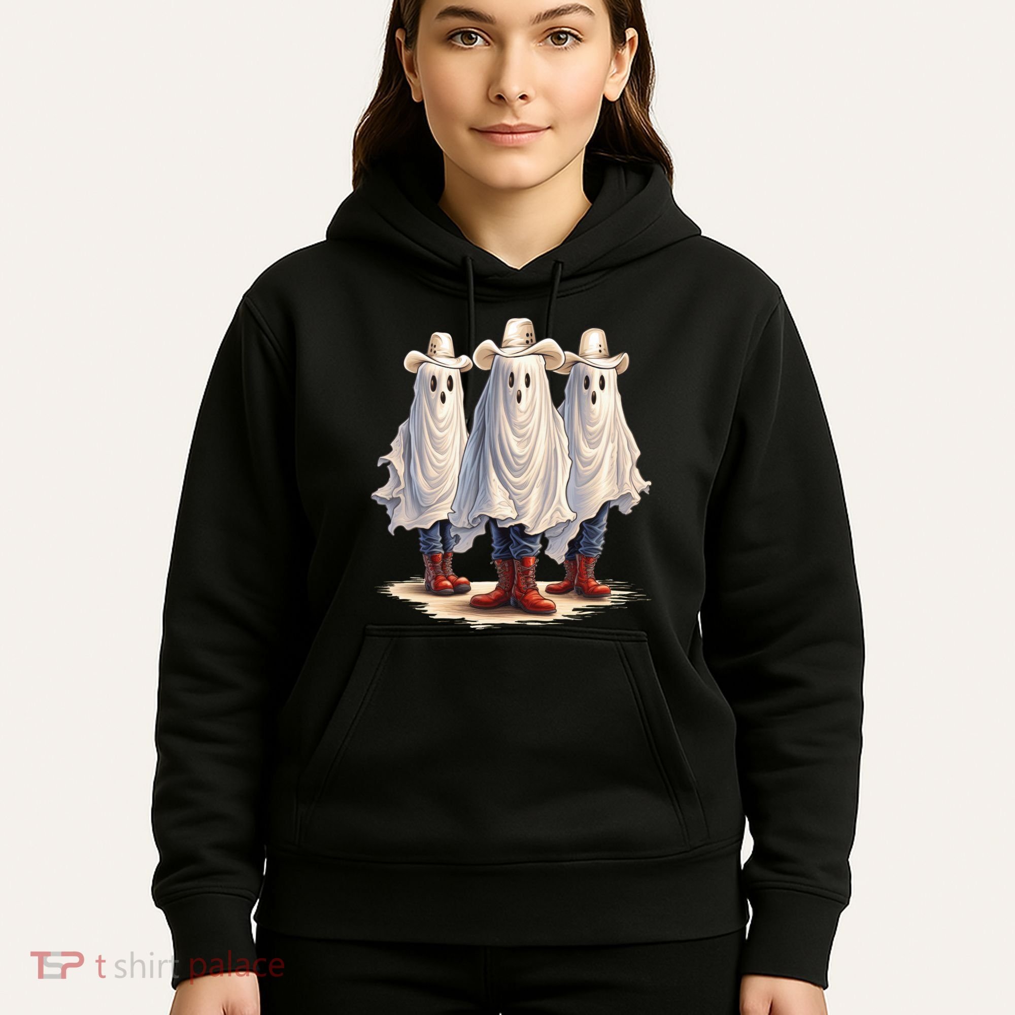 Three Cowboy Ghosts Hoodie