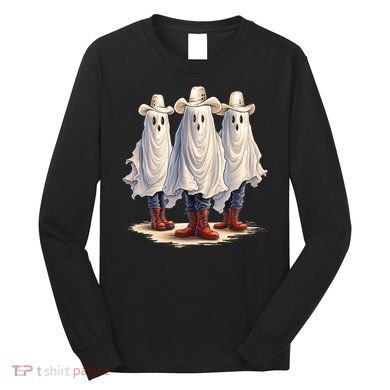 Three Cowboy Ghosts Long Sleeve Shirt