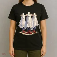 Three Cowboy Ghosts T-Shirt thumb 4