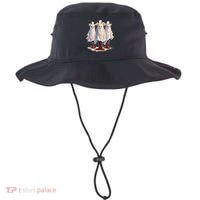 Three Cowboy Ghosts Bucket Hat thumb 0
