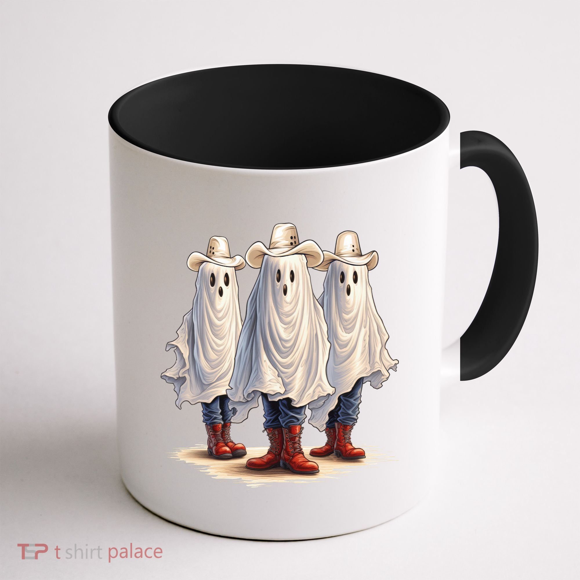 Three Cowboy Ghosts Coffee Mug