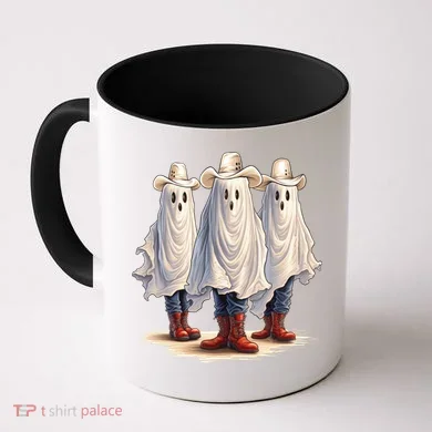 Three Cowboy Ghosts Coffee Mug
