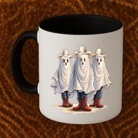 Three Cowboy Ghosts Coffee Mug thumb 2
