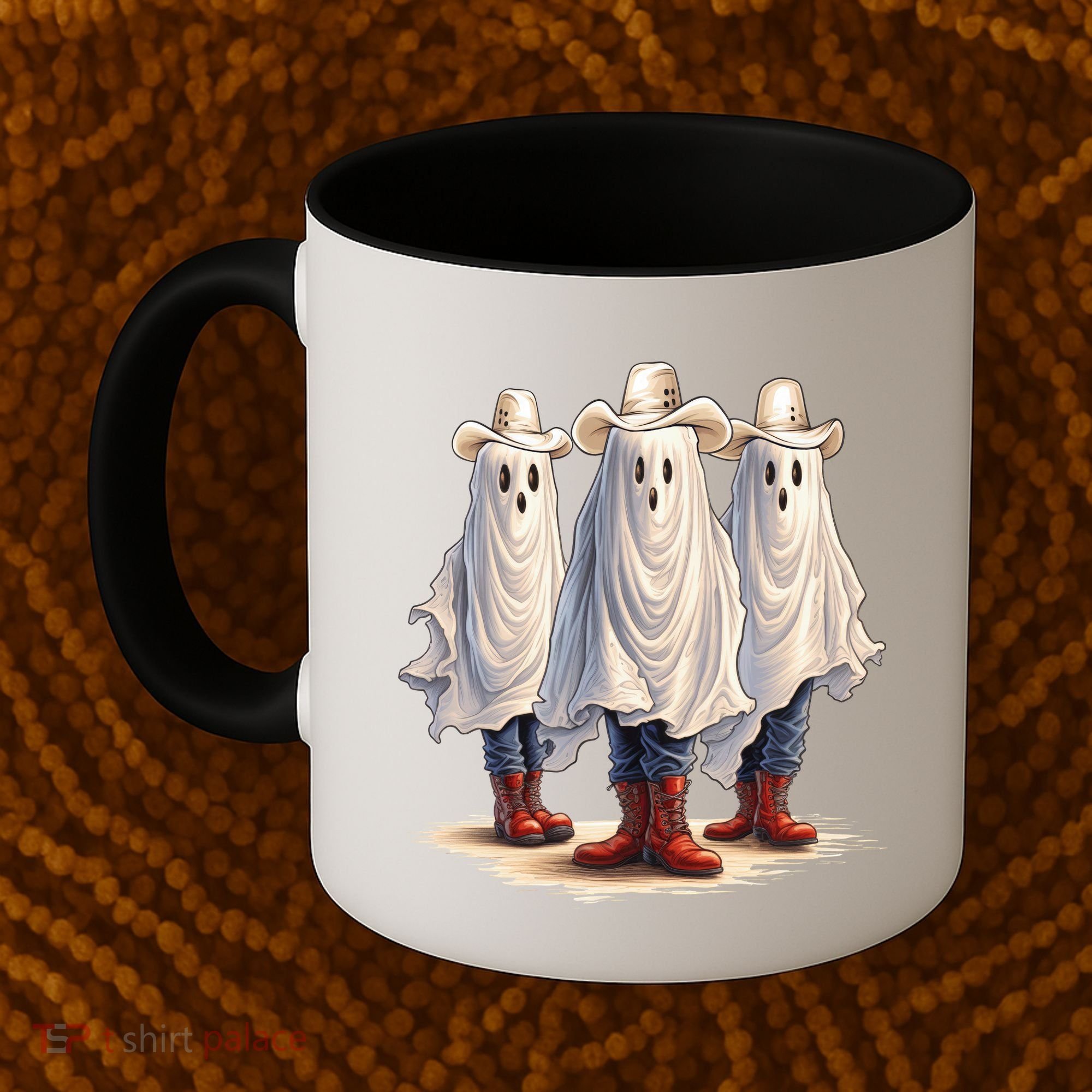 Three Cowboy Ghosts Coffee Mug