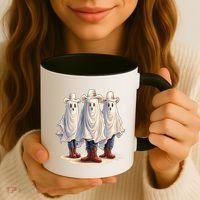 Three Cowboy Ghosts Coffee Mug thumb 3