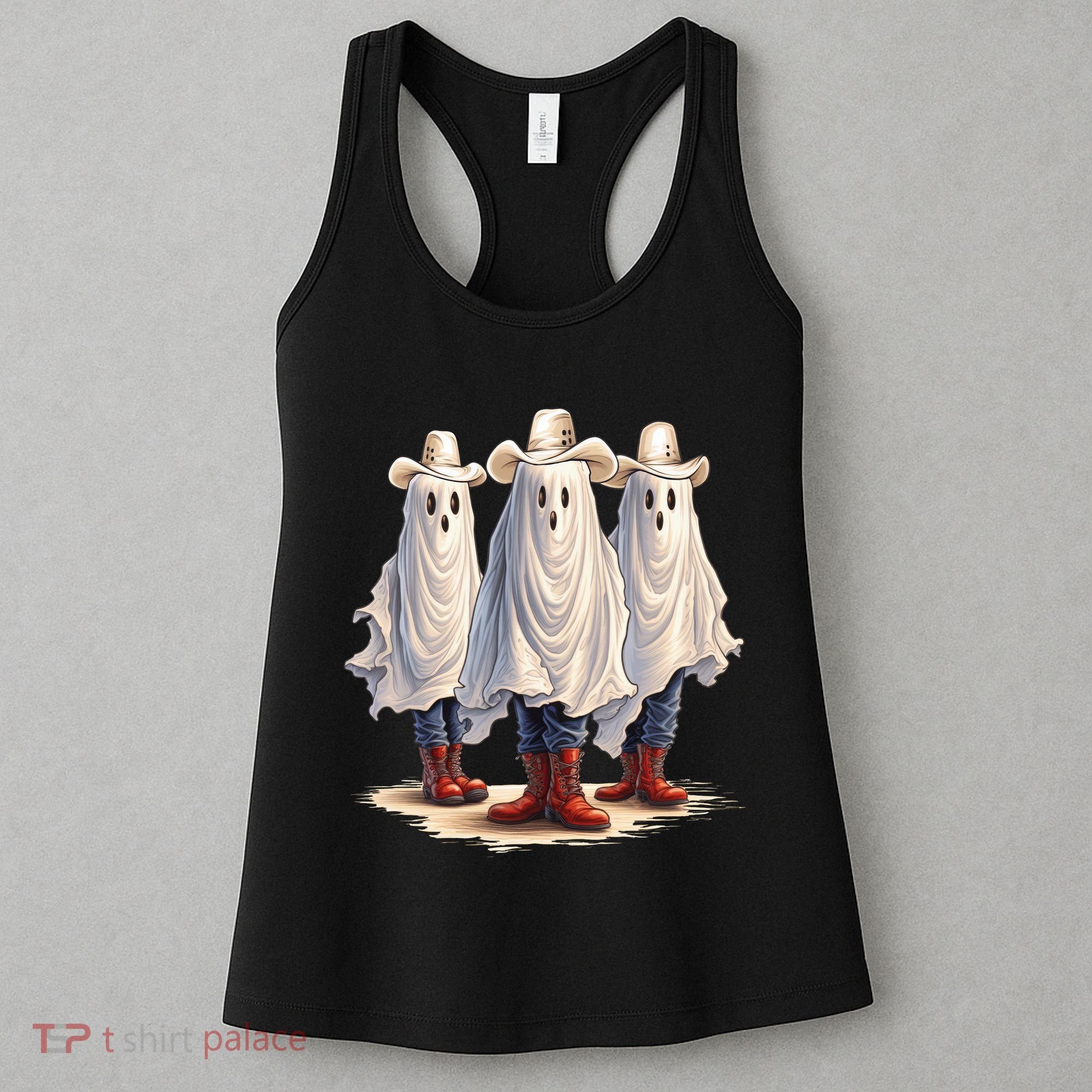 Three Cowboy Ghosts Women's Tank Top