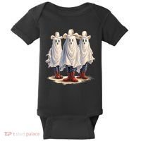 Three Cowboy Ghosts Baby Bodysuit thumb 0