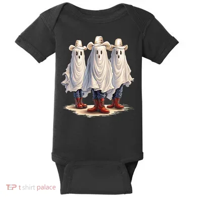 Three Cowboy Ghosts Baby Bodysuit