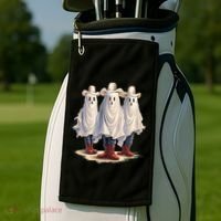 Three Cowboy Ghosts Golf Towel thumb 2