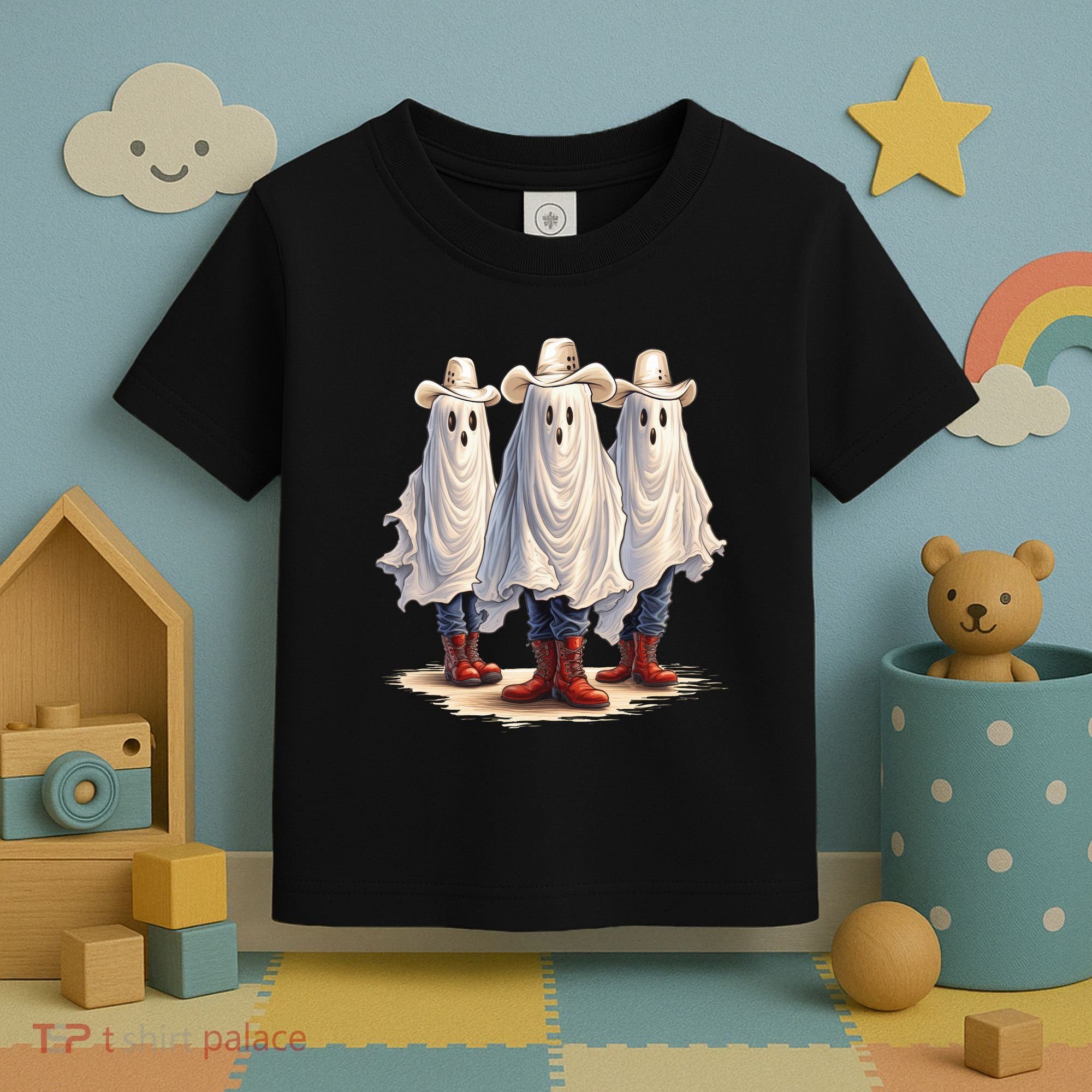 Three Cowboy Ghosts Toddler T-Shirt