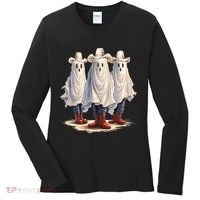 Three Cowboy Ghosts Women's Long Sleeve Shirt thumb 0