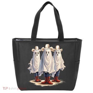 Three Cowboy Ghosts Tote Bag