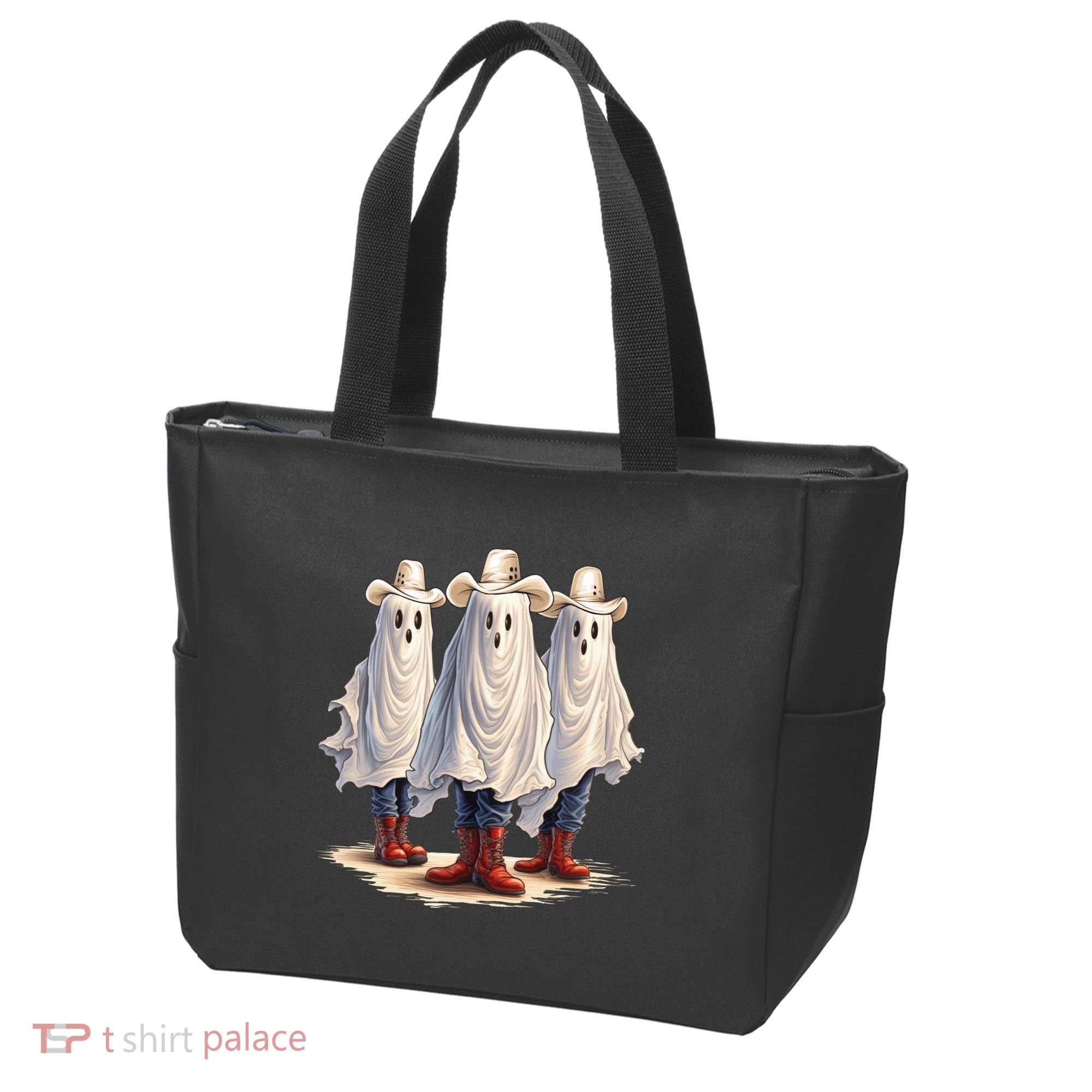 Three Cowboy Ghosts Tote Bag
